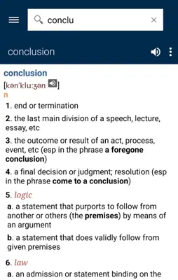 Collins English Dictionary - Complete & Unabridged android App screenshot 13