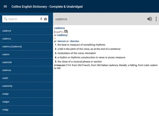 Collins English Dictionary - Complete & Unabridged android App screenshot 5